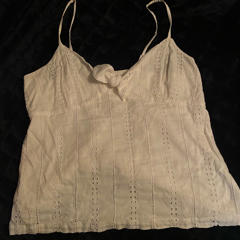 White tank top